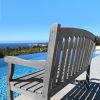 Renaissance Rectangular Table Bench-Arm ChairOutdoor Hand-scraped Hardwood Hardwood Dining Set