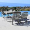 Renaissance Rectangular Table & Arm ChairOutdoor Hand-scraped Hardwood Hardwood Dining Set 4