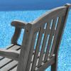 Renaissance Rectangular Table & Arm ChairOutdoor Hand-scraped Hardwood Hardwood Dining Set 4