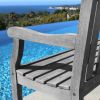 Renaissance Rectangular Table & Arm ChairOutdoor Hand-scraped Hardwood Hardwood Dining Set 5